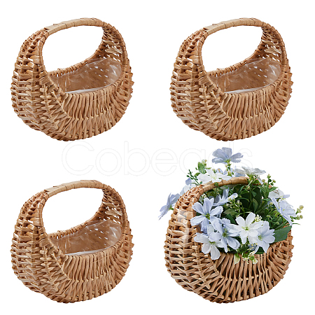 Wicker Baskets with Handle FIND-WH0139-894-1
