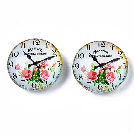 Glass Paper Snap Buttons BUTT-N019-007-A02-1