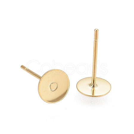 304 Stainless Steel Stud Earring Findings STAS-H436-24G02-12mm-1