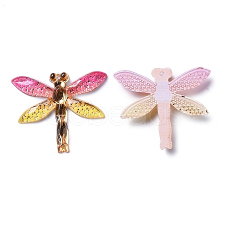 Transparent Resin Pendants RESI-WH0020-020D-1