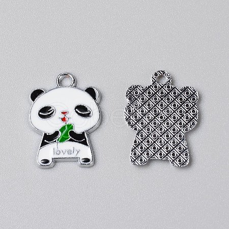 Alloy Enamel Pendants ENAM-WH0047-97-1