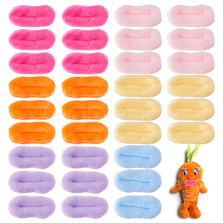 36Pcs 6 Colors Velvet Doll Lip FIND-FH0016-47A-1