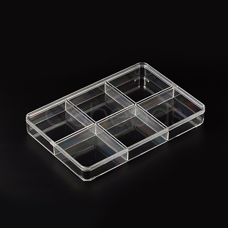 Rectangle Shaped Plastic Jewelry Bead Containers LS-OBOX-O002-03-1