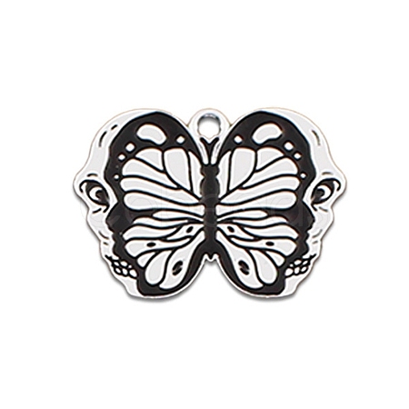 Alloy Enamel Pendants ENAM-CJC0017-02P-02-1