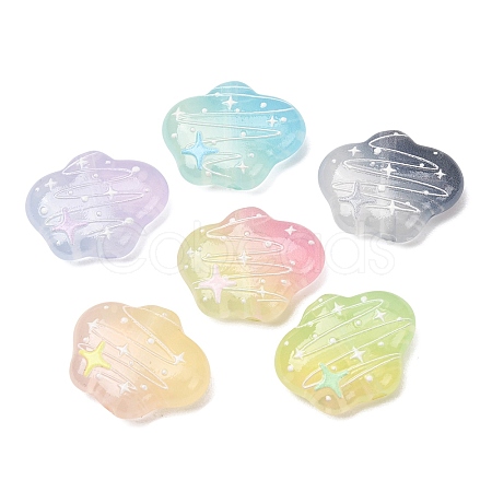 Printed Transparent Acrylic Beads AC-CBAC4EE-07-1