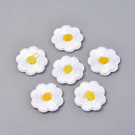 Computerized Embroidery Cloth Iron on/Sew on Patches LS-DIY-WH0162-31-1