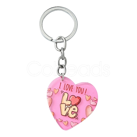 Valentine's Day Acrylic Keychain KEYC-YW00020-05-1