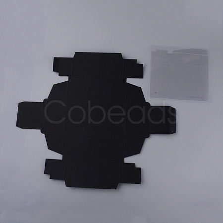 Drawer Kraft Paper Box CON-WH0073-29A-01-1
