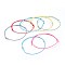 Eco-Friendly Korean Waxed Polyester Cord Bracelet Making, Mixed Color, 10-5/8 inch~11 inch(27~28cm), 1mm