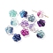 Natural Fluorite Carved Beads, Flower, 13x6mm