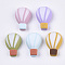 Opaque Resin Cabochons, Hot Air Balloon, Mixed Color, 19x13.5x6.5mm