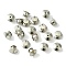 Alloy Locking Pin Backs, Locking Pin Keeper Clasp, Cone Shape, for Brooch Making, Platinum, 7x10mm, Hole: 0.8mm