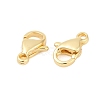 Brass Lobster Claw Clasps KK-P302-17G-2