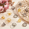 10Sets Transparent Glass Beads GLAA-AN0001-01A-4