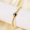 Brass Multi-strand Bracelets BJEW-M056-09G-04-2