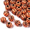 Craft Style Acrylic Beads X-MACR-T023-12A-3