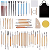 Wooden Handle Pottery Tools Sets TOOL-BC0008-11-1