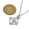 Tarnish Resistant 304 Stainless Steel Macrame Pouch Braided Gemstone Holder NJEW-JN04468-01-3