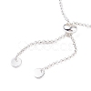 304 Stainless Steel Rolo Chain Slider Bracelet Making AJEW-JB01111-5