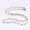 304 Stainless Steel Chain Necklaces STAS-P164-08G-1