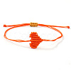 Adjustable Braided Polyester Cord Bracelets for Friendship and Couple VG5785-4-1