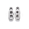 Tibetan Style Alloy Pendants TIBE-S108-108B-AS-RS-2