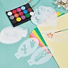 Plastic Face Paint Stencils DIY-WH0304-582A-3