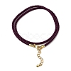 Nylon Milan Cord Necklace Making MAK-M028-01G-09-2