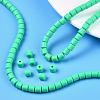 Polymer Clay Bead Strands CLAY-T001-C52-7