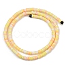 Handmade Polymer Clay Beads Strands PY-CBA18ED-02B-3