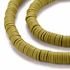 Handmade Polymer Clay Bead Strands CLAY-T002-6mm-55-3