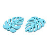 Spray Painted Alloy Pendants PALLOY-N155-114B-3