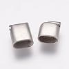 Tarnish Resistant 304 Stainless Steel Magnetic Clasps with Glue-in Ends STAS-K145-25P-4