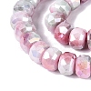 Anti-Tarnish Electroplate Glass Beads Strands GLAA-T025-10mm-11J-4