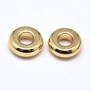 Brass Flat Round Spacer Beads X-KK-M085-13G-NR-2