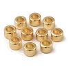 Rack Plating Brass European Beads X-KK-G452-37G-3