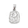 304 Stainless Steel Pendants SA-CBA34D4-03D-P-1