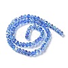 Transparent Electroplate Glass Beads Strands GLAA-Q099-C01-11-1-2