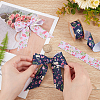 2 Rolls 2 Colors Polyester Ribbon SRIB-GF0001-19-3