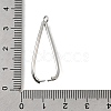 Brass Ice Pick Pinch Bails KK-P306-12B-P-3