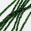 Synthetic Green Goldstone Beads Strands G-A129-2mm-G01-1