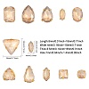 140Pcs 12 Style Mixed Shape Sew on Rhinestone FIND-CA0007-43E-2