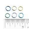6 Colors Aluminum Wire Open Jump Rings ALUM-X0001-01A-3