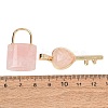 Natural Rose Quartz Beaded Pendants GG-CBA9389-04S-2