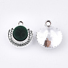 UV Plating Acrylic Pendants X-FIND-T046-46P-2