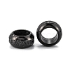 Frosted 201 Stainless Steel European Beads STAS-B020-13EB-2