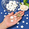 50Pcs 5 Style Freshwater Shell Pendants SHEL-CJ0001-22-4