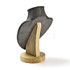 Microfiber Necklace Display Stands NDIS-P004-01A-01-3