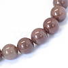 Natural Purple Aventurine Round Bead Strands X-G-E334-10mm-21-2