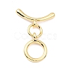 Rack Plating Brass Toggle Clasps KK-B036-09G-2